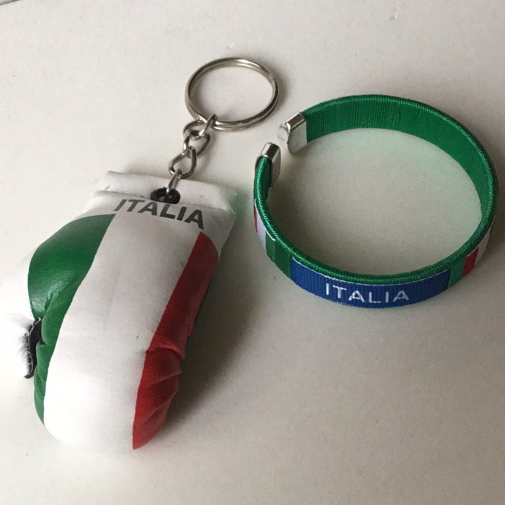 Italia Key Chain and Bracelet